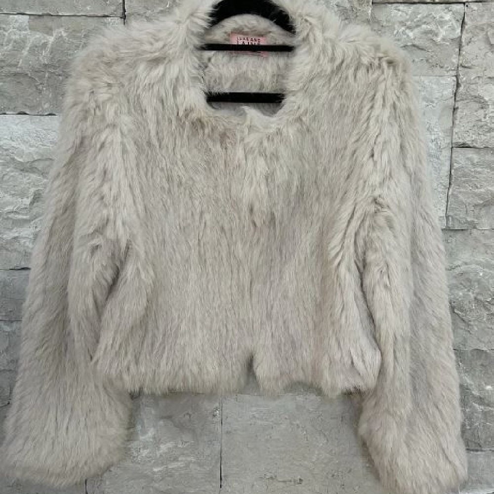 Serafine - Fur-Neck Cropped Jacket