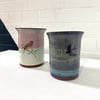 Julia Smith Ceramics - Open Rim Pink and Blue Vase