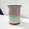 Julia Smith Ceramics - Open Rim Pink and Blue Vase