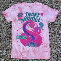 Image 1 of Snake Bridge Pink Tie-Dye Tee