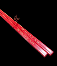 Image 2 of Vintage Don the Beachcomber Sahara Las Vegas Plate & Chopsticks FREE SHIPPING