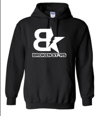 BROKEN STARS BLACK HOODIE