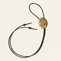 Image 3 of Yellow and Orange Flowers Bolo Tie