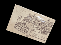 Image 2 of Vintage Zombie Village Menu Postcard Napkin FREE SHIPPING 