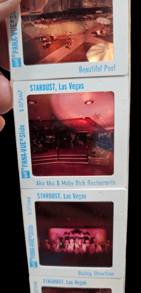 Image 3 of Vintage Aku Aku Castaways Las Vegas Pana-Vue Slides FREE SHIPPING 