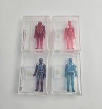 Image 1 of Vintage 1982 Tron Figures Graded Full Set Of 4