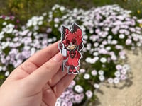 Image 5 of Hazbin Hotel Stickers | Shiny effect | Hazbin Hotel Kawaii chibi style