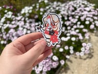 Image 2 of Hazbin Hotel Stickers | Shiny effect | Hazbin Hotel Kawaii chibi style