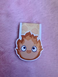 Image 2 of Calcifer Magnetic Bookmark | Laminated and with magnetic magnet