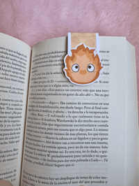 Image 1 of Calcifer Magnetic Bookmark | Laminated and with magnetic magnet