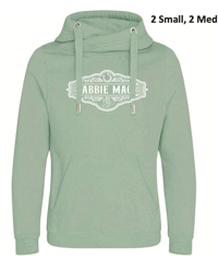 Image 1 of Abbie Mac / She Ain't Blue Hoodie (SAGE GREEN)