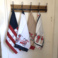 Image 3 of RED WHITE AND TRUE Tea Towel Panel HD13192 from Riley Blake Designs