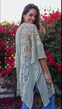 Image 2 of Breezy Lace Floral Kimono