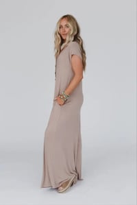 Image 4 of Daphne Jumpsuit - Mocha
