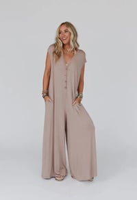 Image 5 of Daphne Jumpsuit - Mocha
