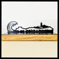 Image 1 of Godrevy Lighthouse Line Art Piece