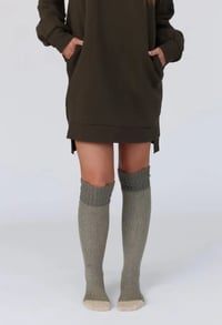 Image 2 of Cozy Cabin Socks- Mint