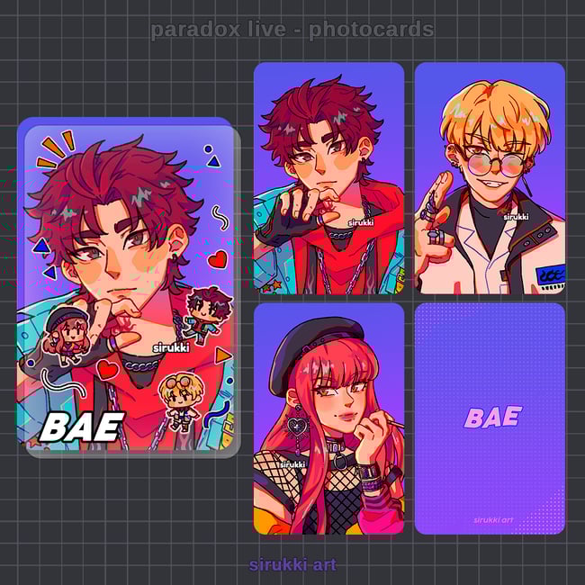 Paralive Bae & Cozmez photocards