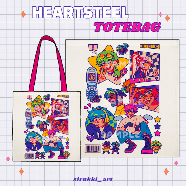 Hearsteel totebag