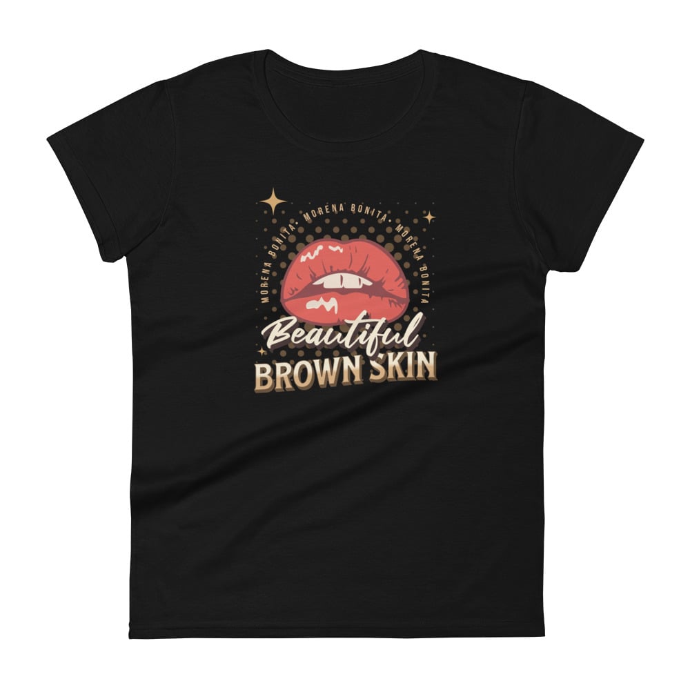 Image of Beautiful Brown Skin V-Neck T-Shirt