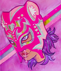 Masked Fighter Foil Prints