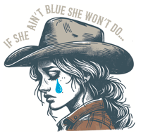 Image 4 of Abbie Mac / She Ain't Blue T-Shirt (SAGE GREEN)