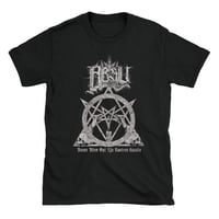 Image 1 of ABSU - NEVER BLOW OUT THE EASTERN CANDLE (VINTAGE TEXTURE - WHITE PRINT) 