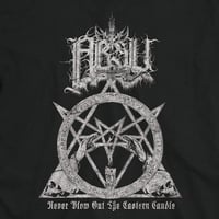 Image 2 of ABSU - NEVER BLOW OUT THE EASTERN CANDLE (VINTAGE TEXTURE - WHITE PRINT) 