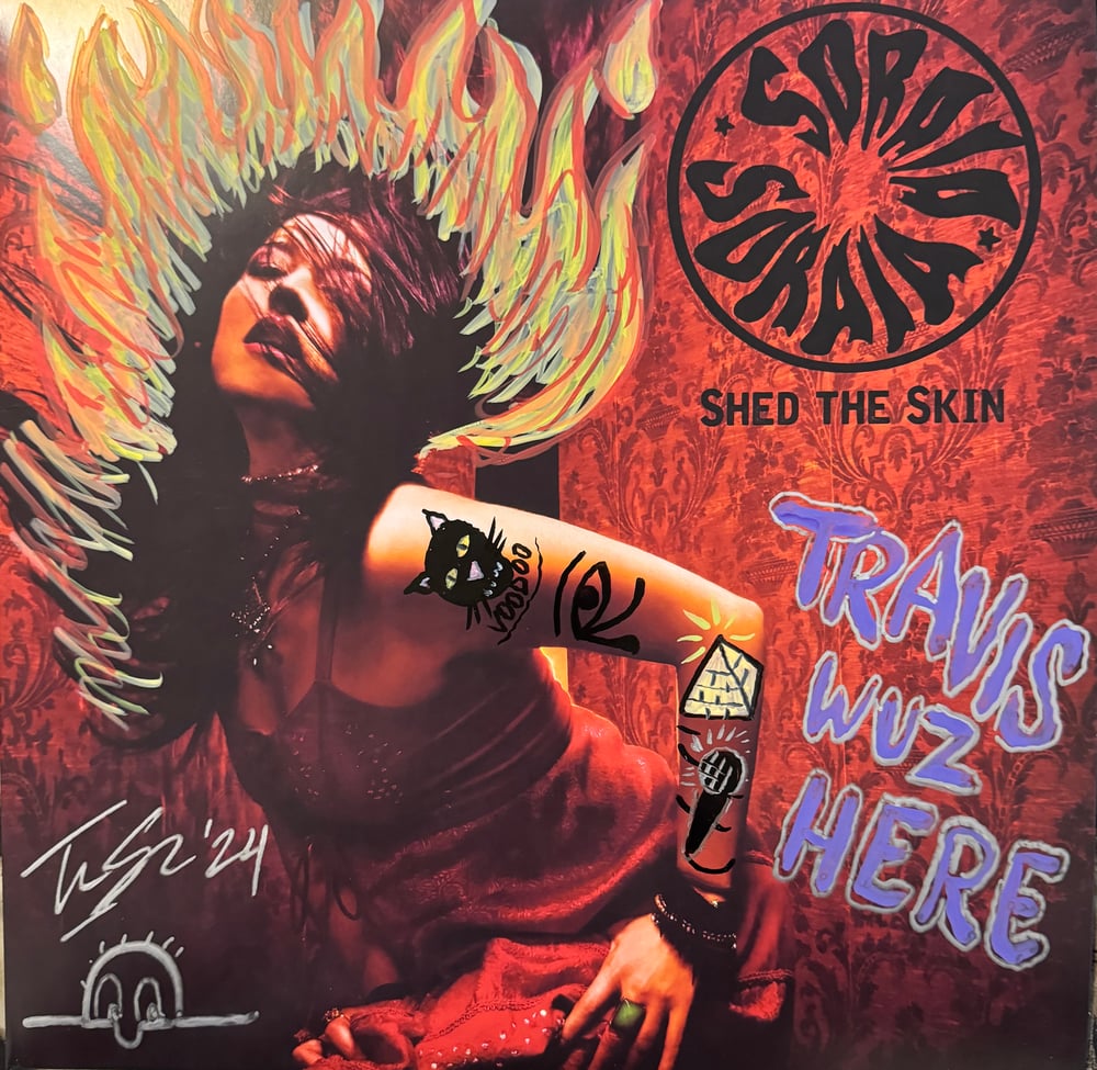 Image of Shed The Skin Vinyl (Band Painted Covers) - SOLD OUT