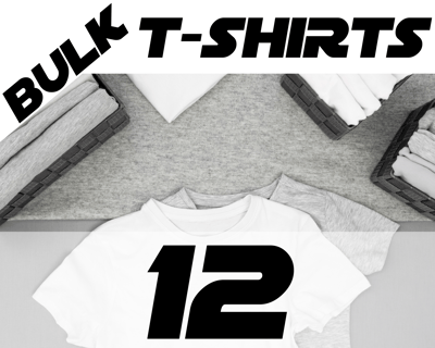 Image of 12 BULK T-SHIRTS