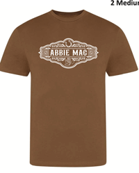 Image 1 of Abbie Mac / Country Slogan T-Shirt (BROWN TO GO WITH YOUR BOOTS!)