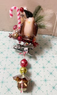 Vintage Penguin Christmas Clip Ornament