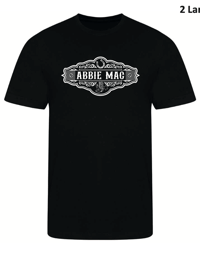 Image 1 of Abbie Mac / Country Slogan T-Shirt (BACK TO BLACK)