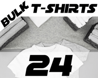 24 BULK T-SHIRTS