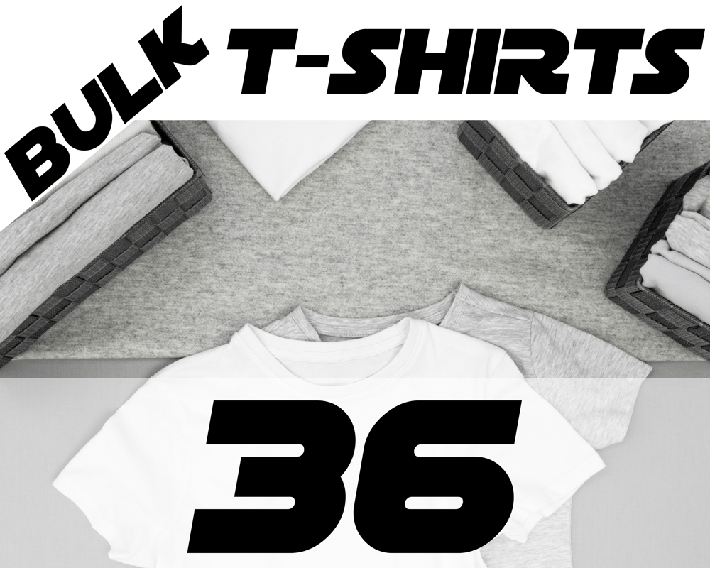 Image of 36 BULK T-SHIRTS