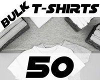 50 BULK T-SHIRTS