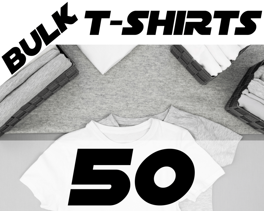 Image of 50 BULK T-SHIRTS