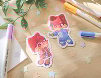 Image 2 of Baekhyun Concert Outfit Acrylic Stands and Sticker Set