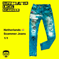 Image 1 of 1/1 NETHERLAND SCAMMER JEANS 