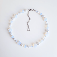 Image 1 of opalite flower necklace