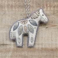 Image 1 of Wintry Horse Decoration