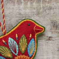 Image 2 of Folk Art Bird Decoration