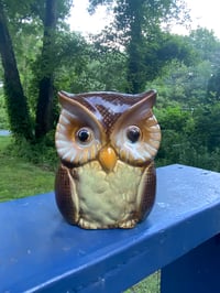 Image 2 of Vintage Ceramic Owl Napkin Holder