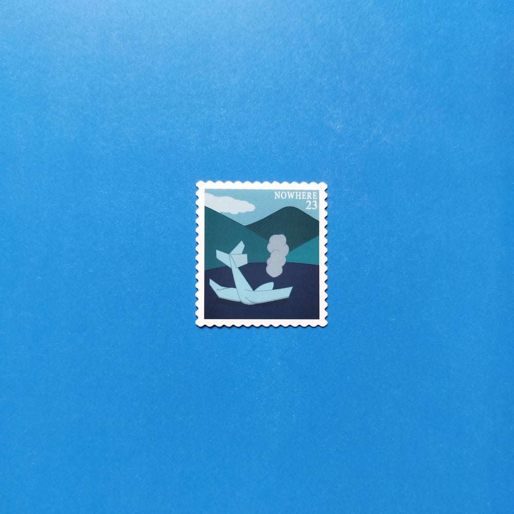 Image of wish you were here vinyl sticker