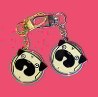 Image 1 of Enamel Pug Clip Chain