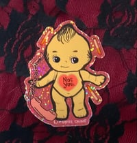 Image 1 of ‘Not You’Glitter Sticker