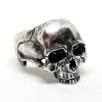 Image 1 of Classic half skull ring