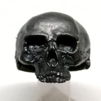 Image 3 of Classic half skull ring