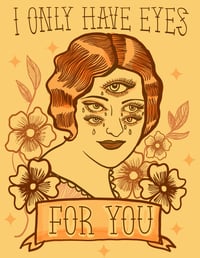 Image 1 of ‘I only Have Eyes For You’ Greeting Card 