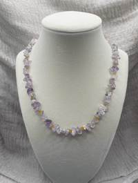 Image 1 of Ametrine Crystal Gemstone Necklace